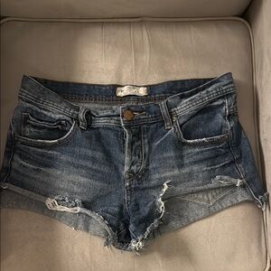 Free People Denim Blue Women's Shorts